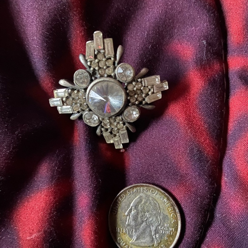 Vintage Rhinestone Brooch